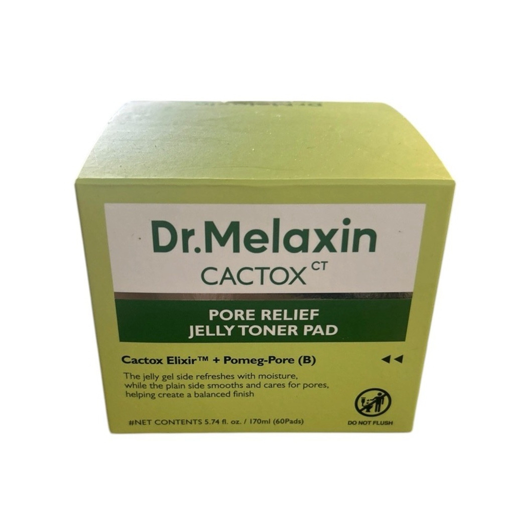 Dr Melaxin Cactox Pore Relief Jelly Toner Pads EXP 12/28